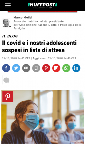 Huffingtonpost - Adolescenti sospesi in lista di attesa - Associazione Italiana 