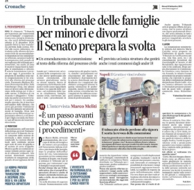 Il Messaggero - Tribunale per le famiglie, minori e persone - Avv. Marco Meliti - Associazione Italiana 