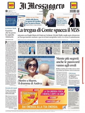 Il Messaggero - Avv. Marco Meliti - l'eredità digitale - Associazione Italiana 