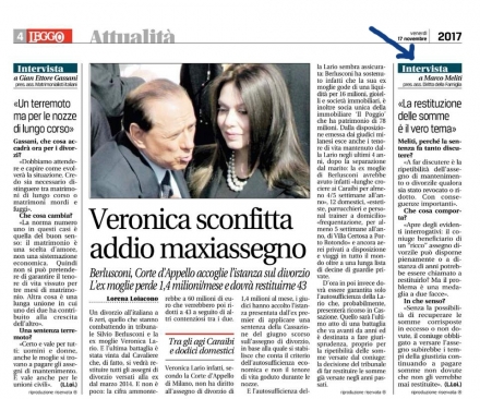 LEGGO - Sentenza Berlusconi-Lario - Avv. Marco Meliti - Associazione Italiana 